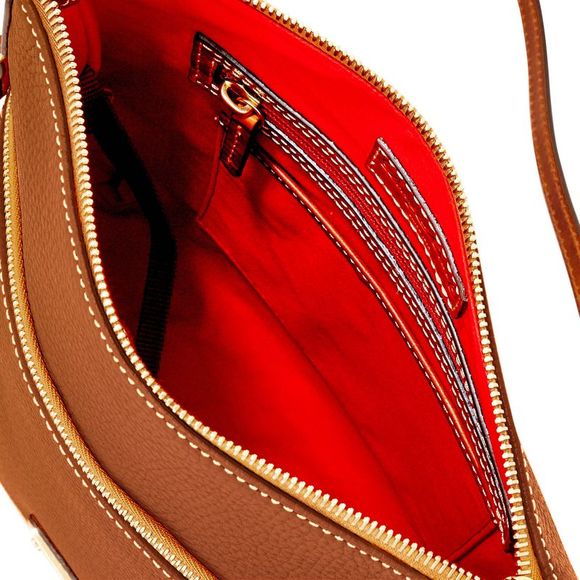 Dooney & Bourke Pebble Grain Crossbody Shoulder Bag - Bark - Picture 3 of 4